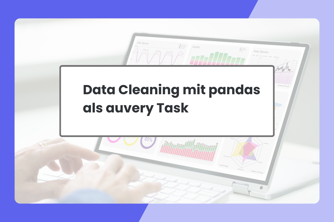 Data Cleaning mit pandas als auvery Task