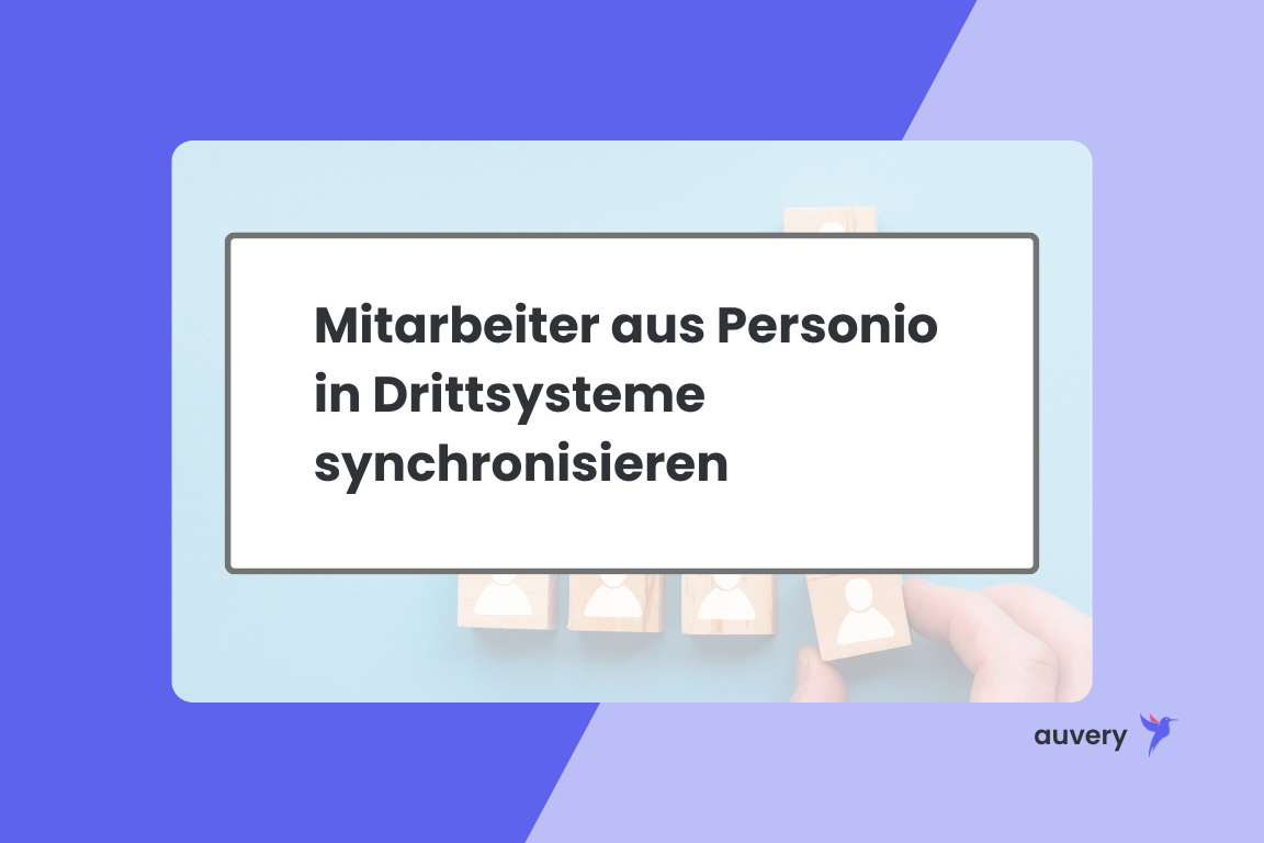 Mitarbeiter aus Personio in Drittsysteme synchronisieren
